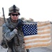 Soldier Carries Father's Flag on Patrols in Iraq