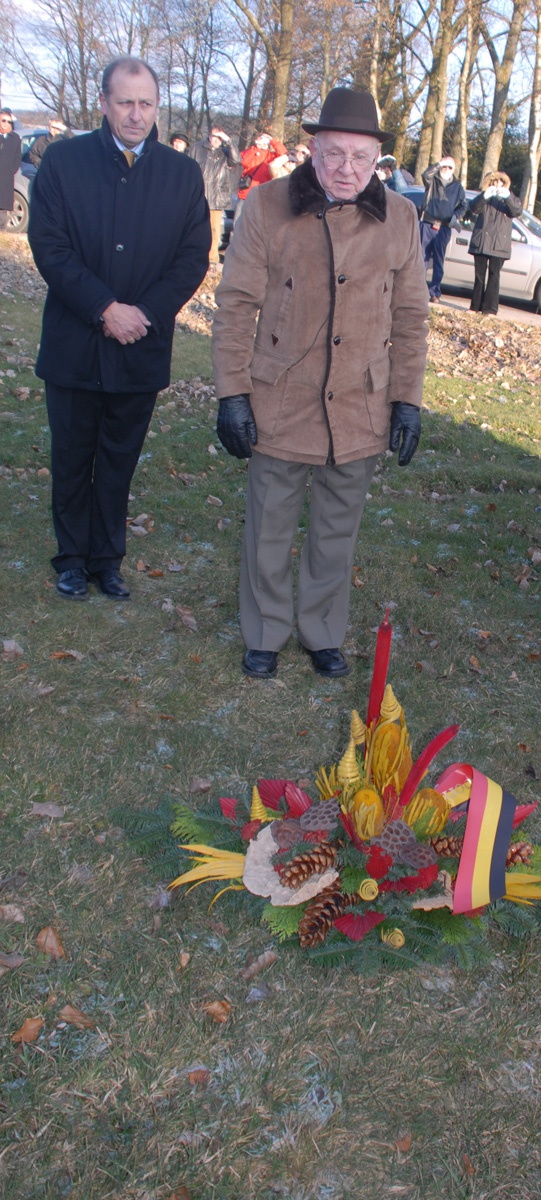 Survivor's Emotions Overwhelm at Malmedy Massacre Memorial
