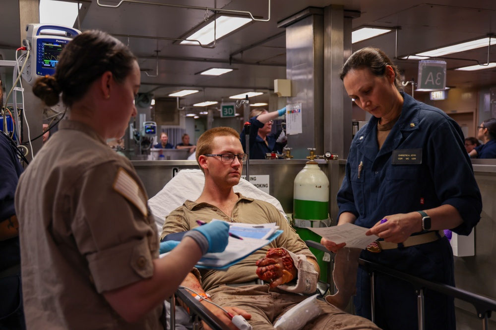 USNS Comfort Mass Casualty Drill