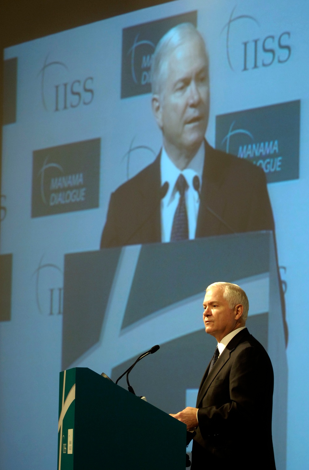 Defense Secretary Gates Addresses Manama Dialogue Security Conference in Bahrain
