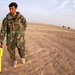 Afghan Army Sergeant Clears Mines at EOD Training School