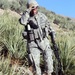 Army Master Sgt. Climbs Down Mountain During Security Patrol in Afghanistan