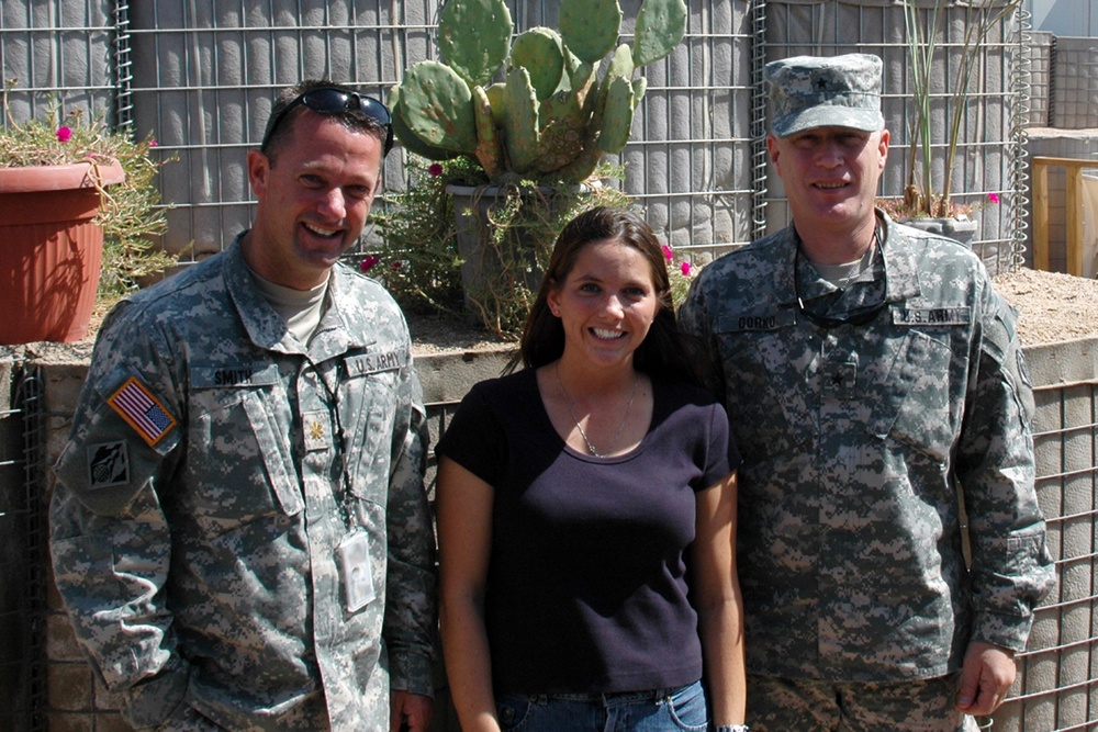 Army Corps of Engineers Officers Pose in Basrah, Iraq