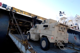 MRAPs Transported by Sea to U.S. Central Command