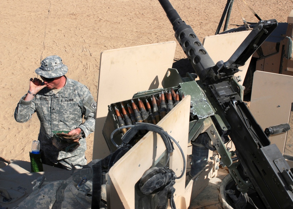 Army Sergeant Grabs Lunch During Patrol in Afghanistan