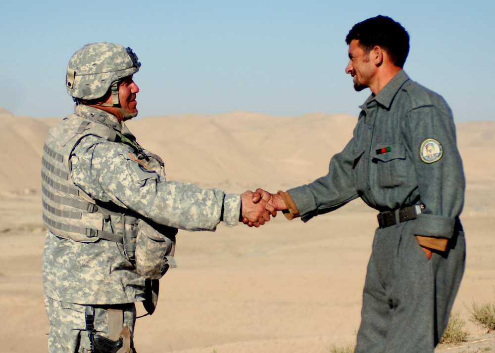 Afghan Police and U.S. Troops Collaborate During Operation in Faryab Province