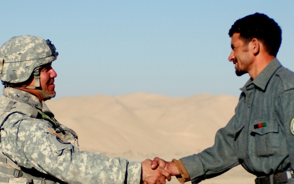 Afghan Police and U.S. Troops Collaborate During Operation in Faryab Province