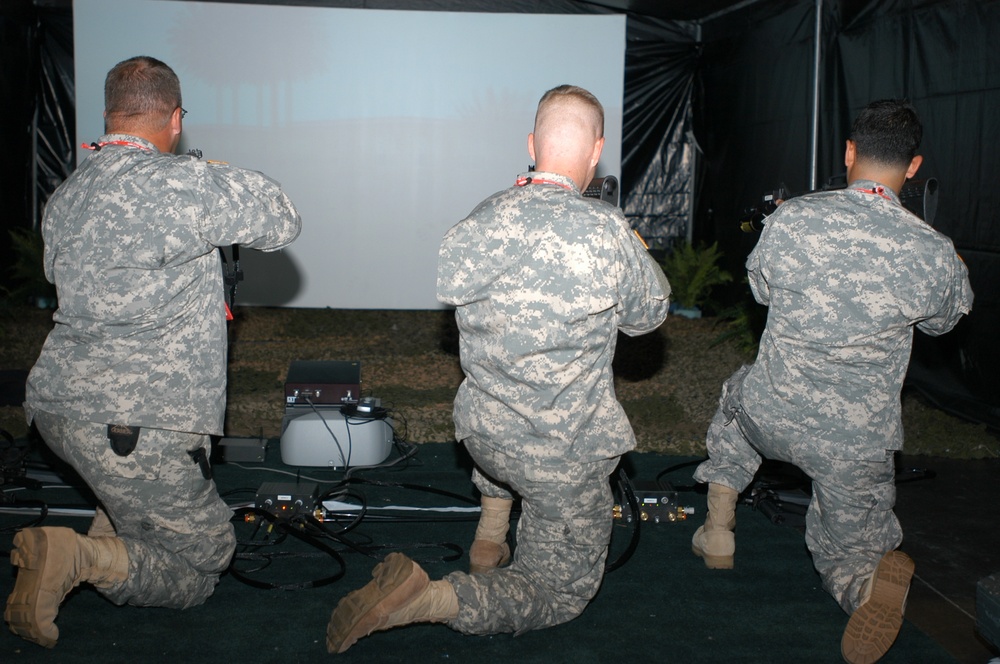Soldiers Respond to Simulated Fire in Training Exercise