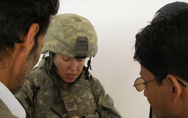 Air Force Tech. Sgt. Deborah Taylor Oversees New Medical Clinic in Afghanistan