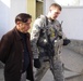 U.S. Army Captain Speaks with Afghan Clinic Contractor Ahead of Ribbon-Cutting Ceremony