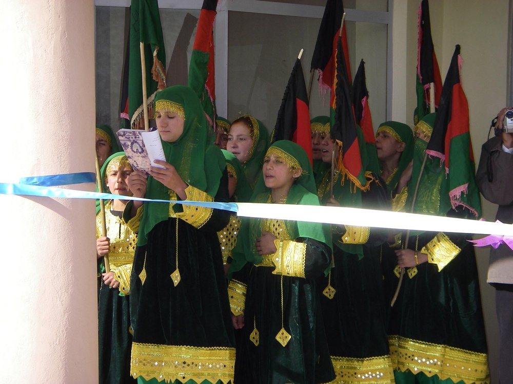 Afghan Girls Celebrate School Opening in Kapisa Province