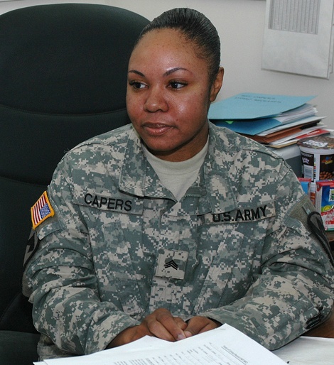 Army Sgt. Janeice Capers Serves Third Tour at Camp Taji, Iraq