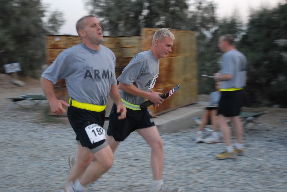 Soldiers Compete in 24-Hour Running Race in Afghanistan