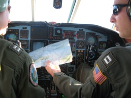 Coast Guard Officers Conduct Surveillance Patrol Over Windward Pass