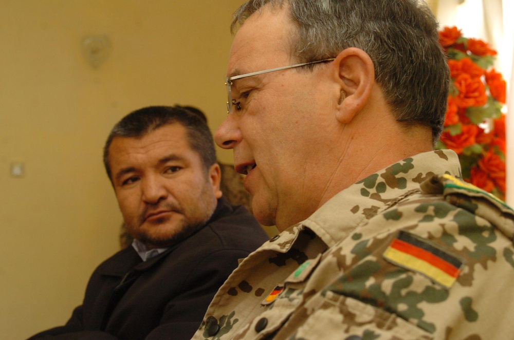 NATO General Meets with Afghan Deputy Governor to Discuss Provincial Progress