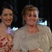Actress Joely Fisher Presents Award to Paulette Nelson for Troop Support Work