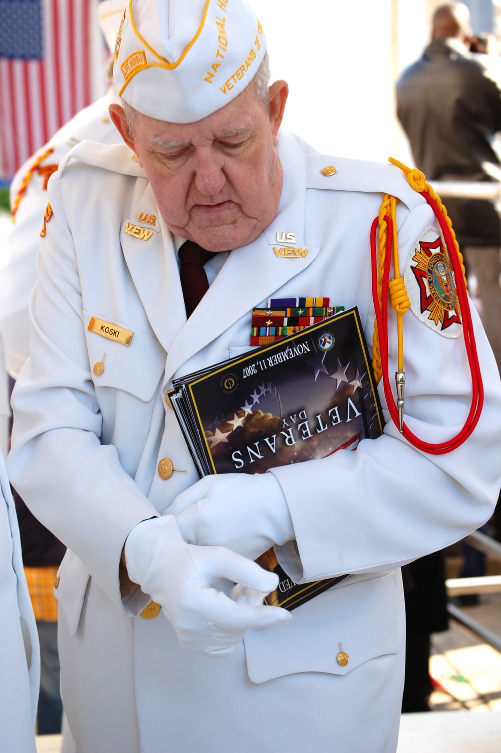 Navy Veteran Prepares for Veterans Day Ceremony at Arlington National Cemetery