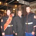 Marine Staff Sergeants Pose with Comedian Lewis Black at Fundraiser