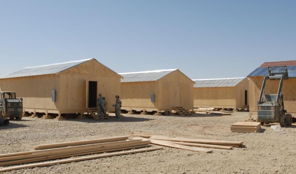 US Engineers Construct Housing for Polish Troops in Afghanistan