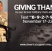 Americans Invited to Text Thanks to Troops During Thanksgiving Week