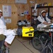 Army Medic Screens Afghan Man at Forward Operating Base