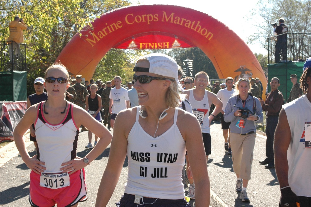 Utah National Guard Member and Former Miss Utah Completes Marine Corps Marathon