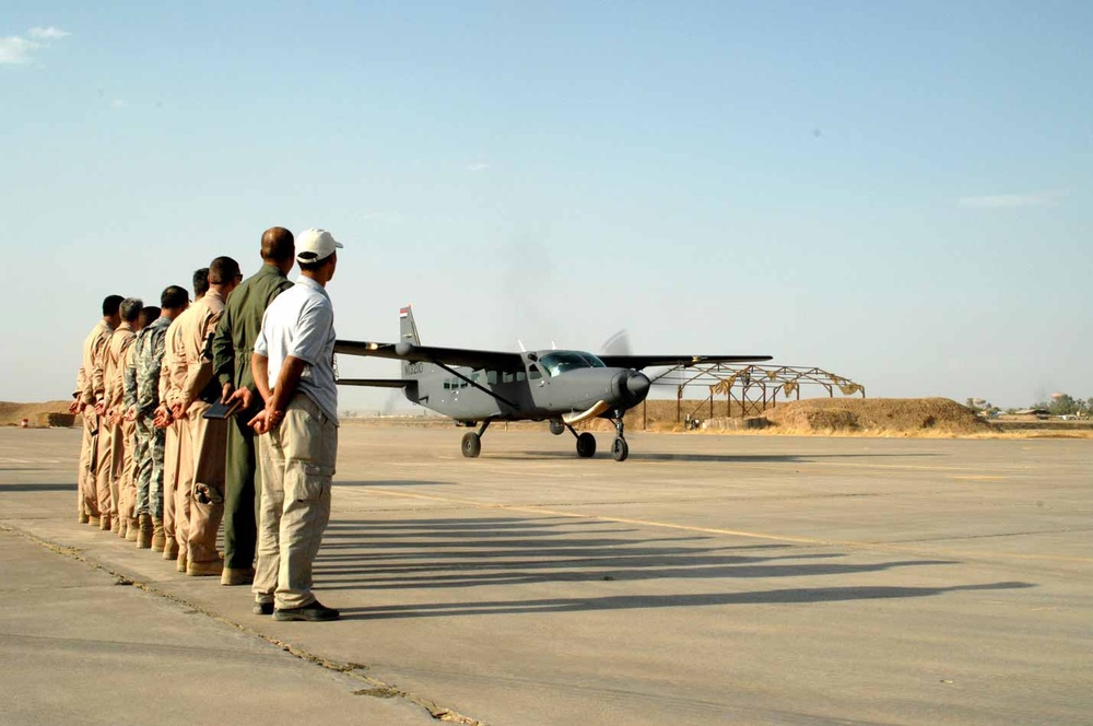 Iraqi Air Force Students Take First Flights at Kirkuk Air Base