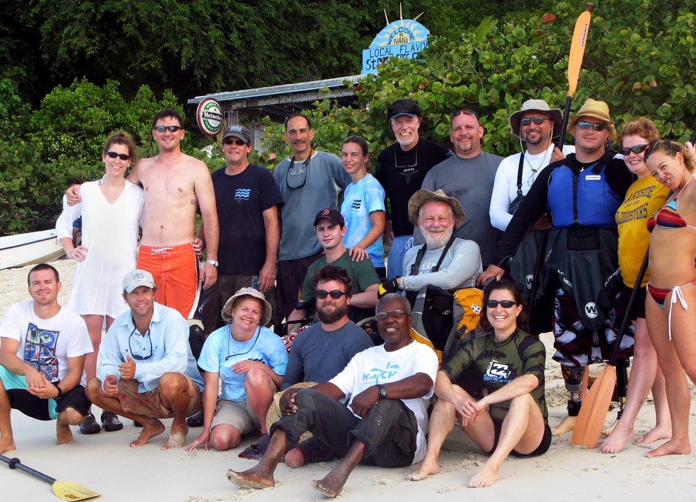 Injured Veterans Participate in Adaptive Kayaking Trip to Virgin Islands