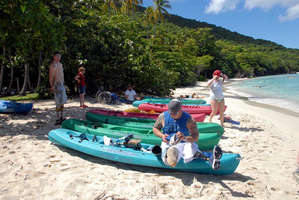 Veterans Overcome Adversity, Embrace Adaptive Kayaking on St. John
