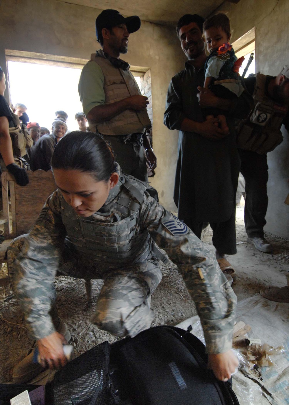 Air Force Medic Provides Care to Afghan Village