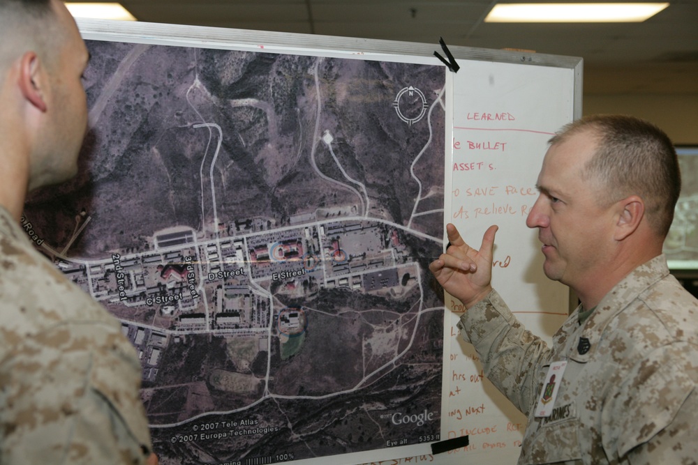 Marines Prepare to Assist Wildfire Evacuees at Camp Pendleton