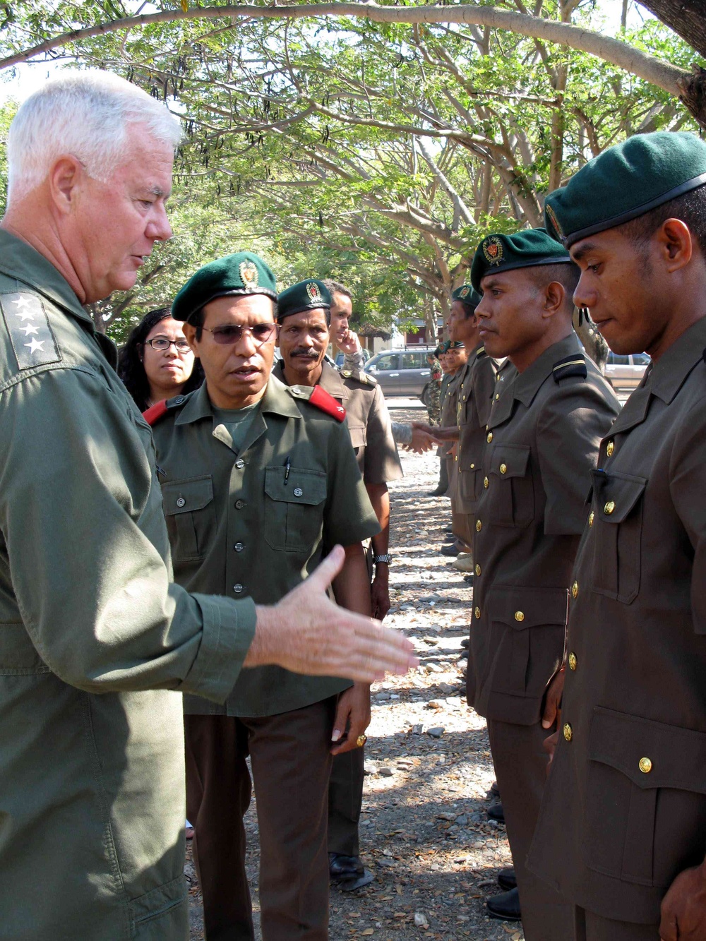 U.S. Pacific Commander Visits Timor-Leste Military Headquarters