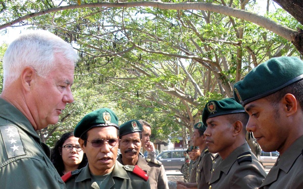 U.S. Pacific Commander Visits Timor-Leste Military Headquarters