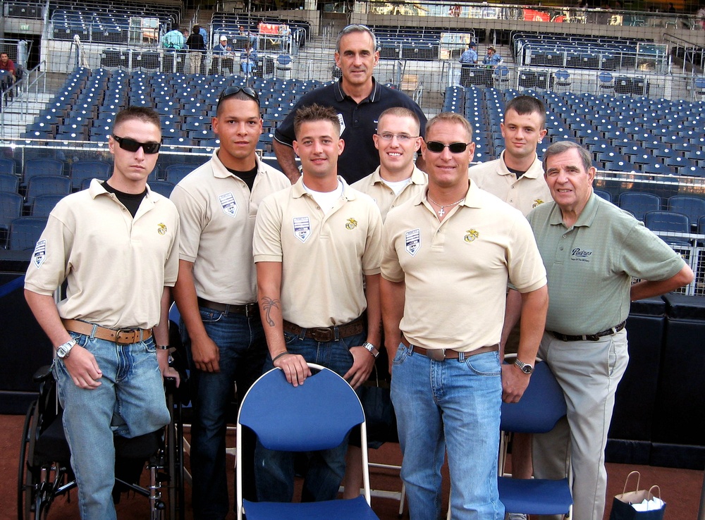 Wounded Marines Meet with Navy Captain, Bank of America Exec at Fleet Week San Diego