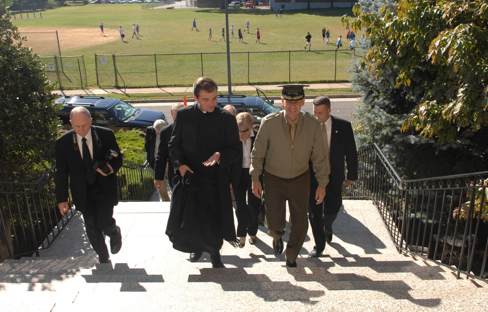 Chaminade High School Hosts Joint Chiefs Chairman