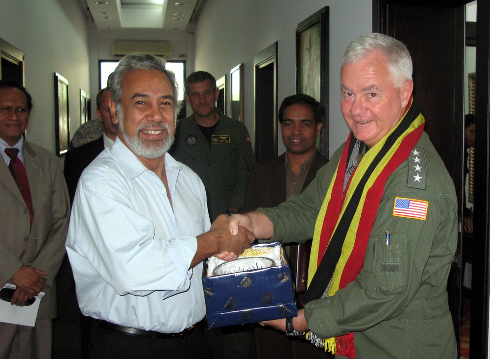U.S. Pacific Commander Meets with Timorese Prime Minister, Pledges Continued Support