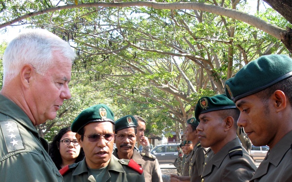 U.S. Pacific Commander Visits Timor-Leste Military Headquarters