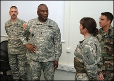 Army Reserve Command Sergeant Major Visits Reservists in Germany