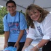 Volunteers Distribute Supplies at Freedom Walk in New Jersey