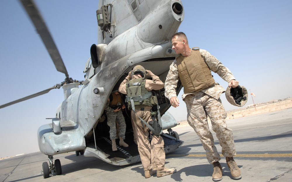 Marine Gen. Pace Visits Fallujah Amid Iraq Deployment
