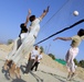 Military Hosts Weekly Volleyball Games for Afghan High School Students