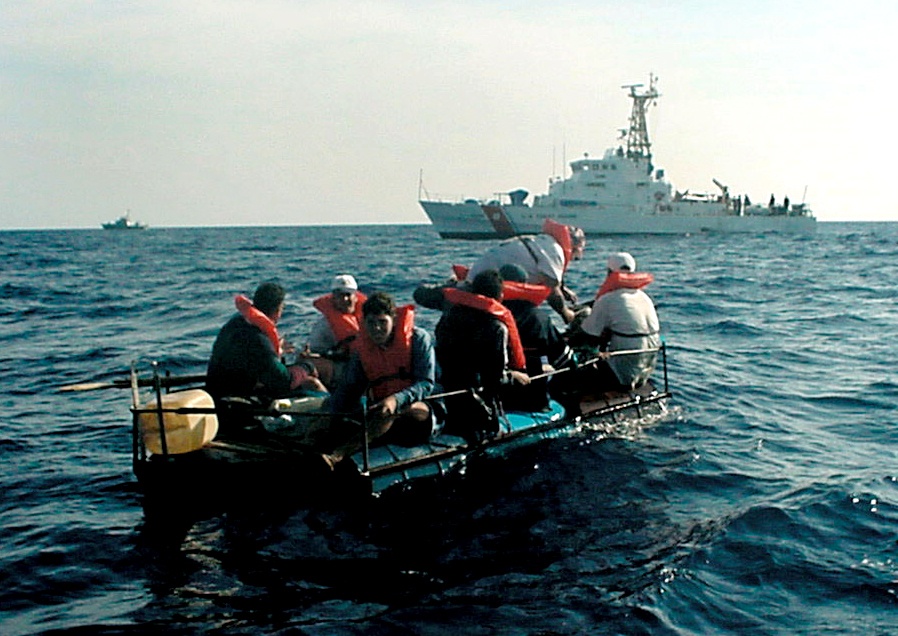 Coast Guard Rescues Cuban Migrants Adrift in Makeshift Raft