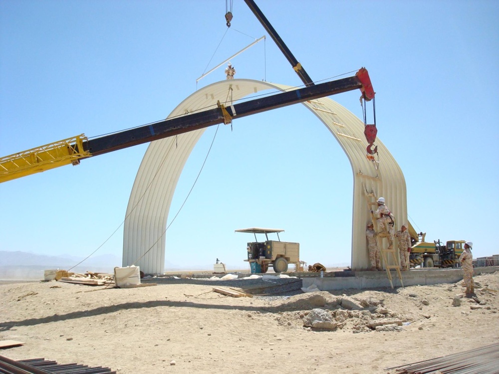 Korean Troops Construct Maintenance Facility at Forward Operating Base in Afghanistan