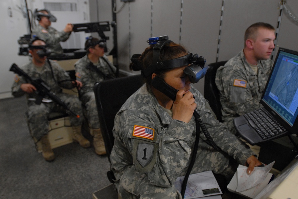National Guard Soldiers Hone Skills in Convoy Simulation