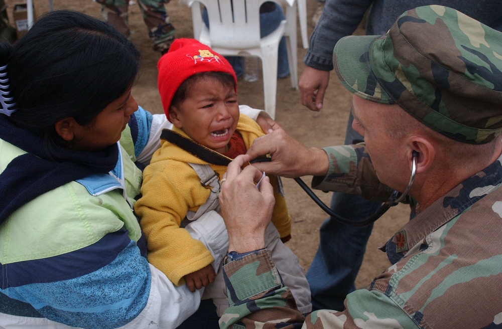 Air Force Nurse Provides Care to Earthquake Victims in Peru