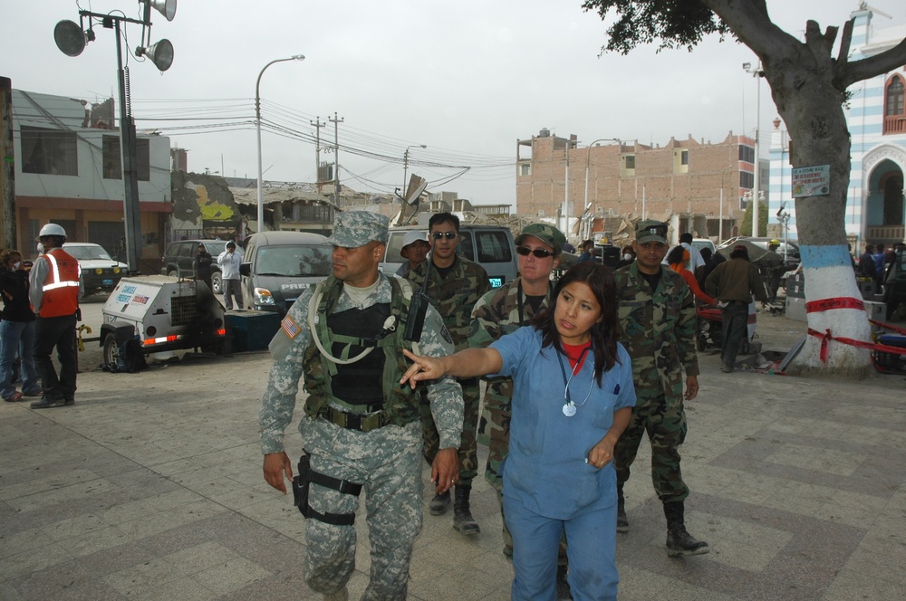 U.S. Troops Provide Medical Aid After Peru Earthquake