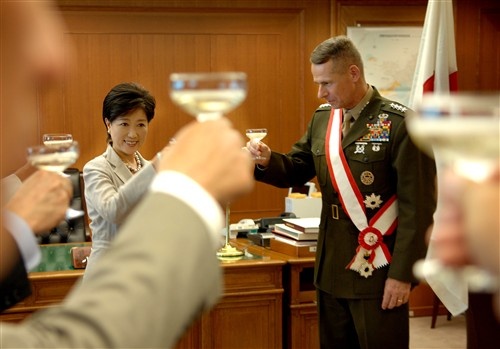 Japanese Defense Minister Honors U.S. Military Leader with Top Award