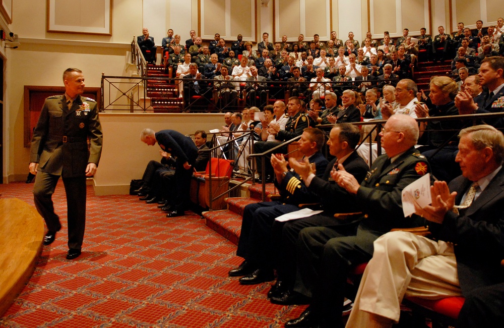Pace Addresses National War College Convocation for Sixth Consecutive Year