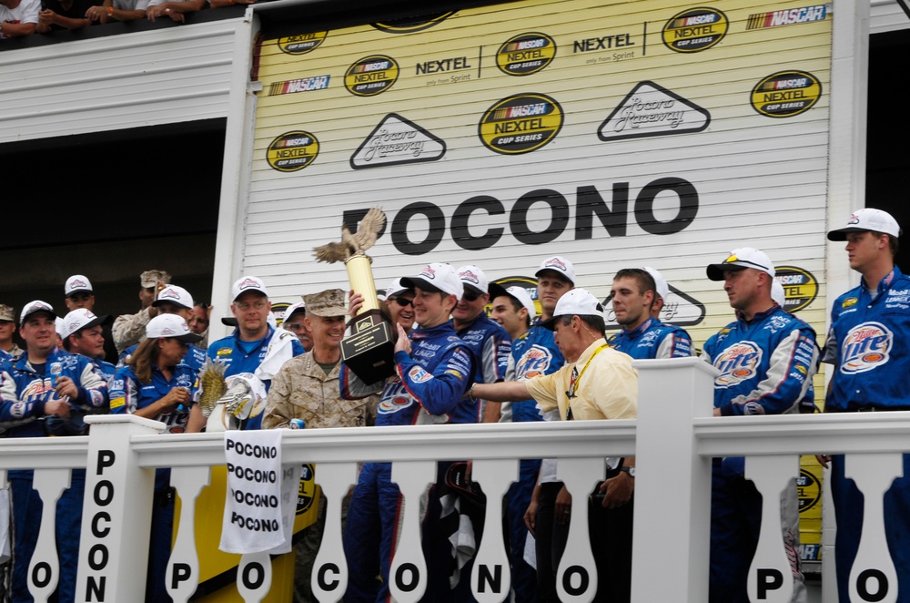 Marine Gen. Pace Attends NASCAR Victory Celebration