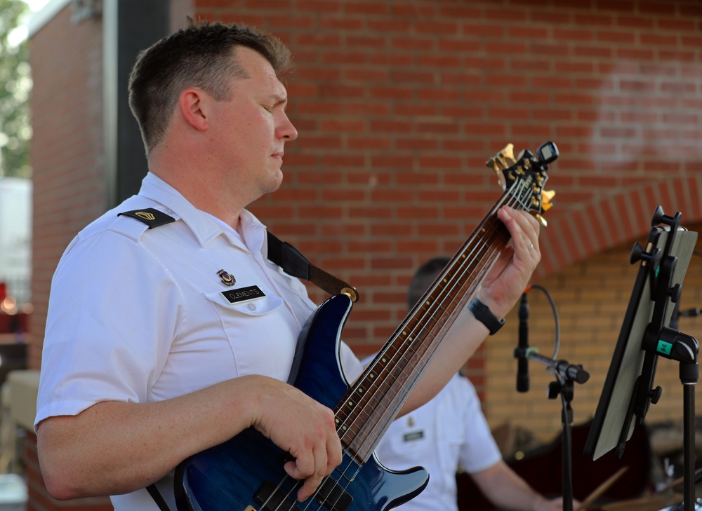Army Reserve band performs for the Forest City Community